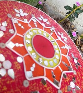 Lippan Art | Handmade| Mirror Work