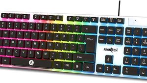 FRONTECH Wired Gaming Keyboard with 104 Keys | Rai