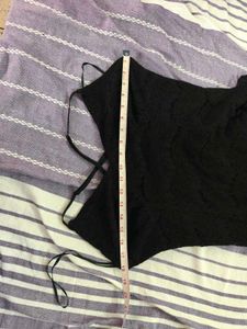 Forever 21 Elegant Black Lace Maxi Dress