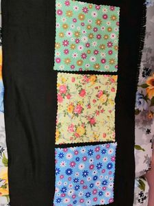 🌸🌷🌺Floral Handkerchief Set (Pack of 3)