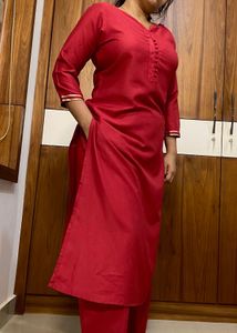 Maroon Kurta set|Price ⬇️ by 40‼️