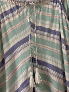 BStories Striped Culottes Shorts