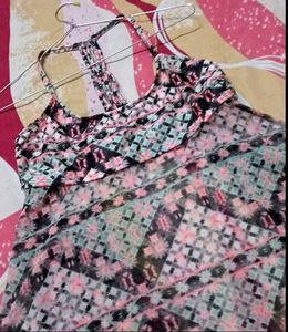 Floral Print Bikini Top