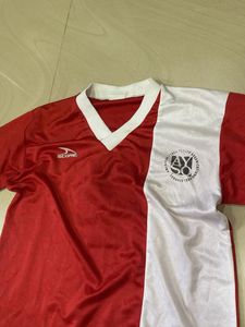 Score Red &amp; White Soccer Jersey