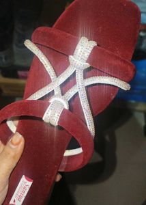 maroon beautiful work flat