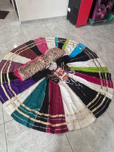 Bohemian Patchwork Lehenga Skirt Set