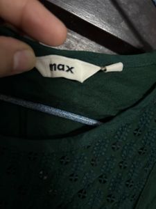 Green Embroidered kurta