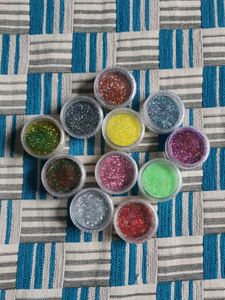fine colourful glitter glitte