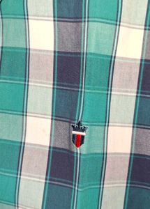 men's big checked shirt