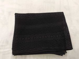 Elegant Black Net Fabric