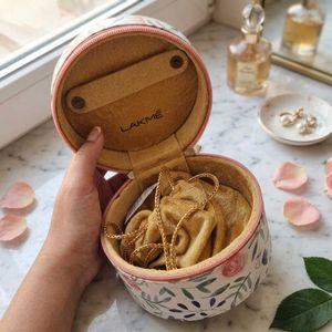Pretty Floral Jewelry/Makeup Organizer Box