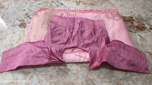 Elegant Pink Saree with Blouse
