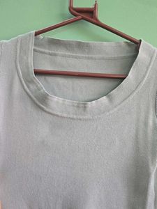 Soft Grey Long Sleeve Top