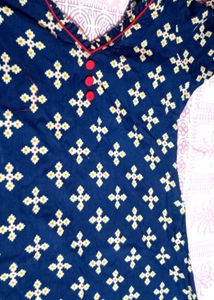 Elegant  pure cotton kurti set