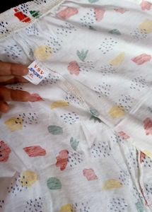 Funky Fruit Print Shorts for women