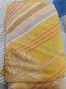 Yellow Striped Scarf