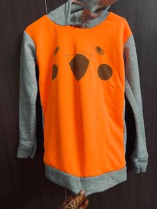 brand new orange and grey hoodie for sale