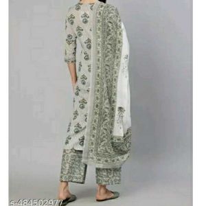 Women's Printed Kurta Set with Dupatta