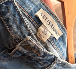 Distressed Denim Shorts