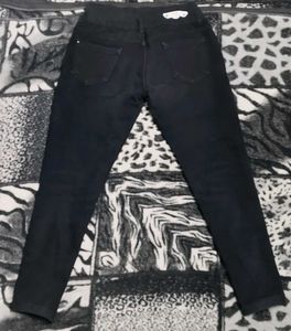 Women's Dark Wash High-Waisted Jeans,used item