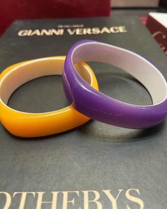 Colorful Bangle Set - Two Vintage Bangles