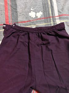 Elegant Purple Kurta &amp; Sharara Set with Dupatta