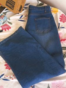 Wide Leg Denim Jeans