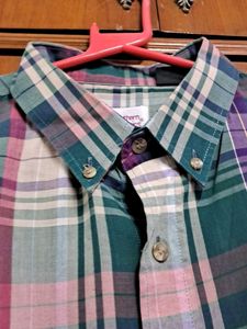 Vintage Plaid Button Down Shirt