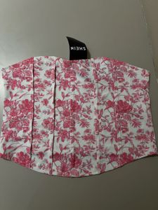 Floral Strapless Tube Top