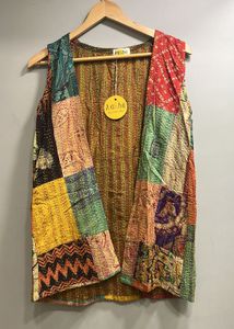 Boho Patchwork Kantha Work Vest