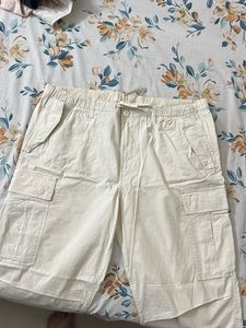 H&amp;M Beige Cargo Pants