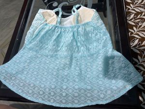 Light Blue Chikankari Kurta
