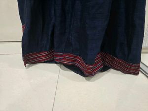 Stylish Navy Blue Anarkali Suit