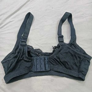 Comfortable🤎 Black Lace Trim Bra