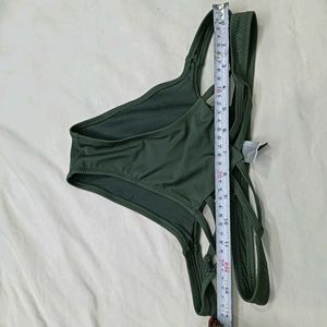 ⭐ Olive Green Strappy Bikini Bottom