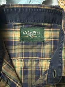 Men's Light Blue Patterned Shirt