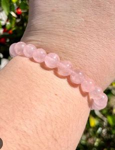 Rose Quartz Beaded Bracelet