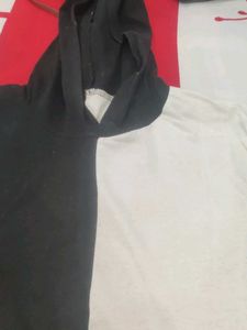 Color Block cotton Hoodie