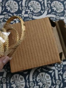 Set of Elegant Gold Bangles