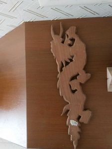 Vintage Carved Dragon Decor