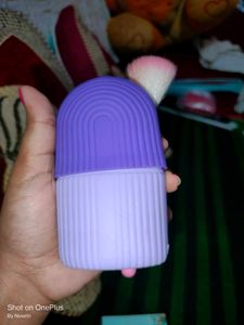 Face Ice Roller/Makeup Brush Combo