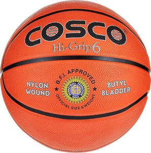 Cosco Hi-Grip Basketball, Size 6 (Multicolour)