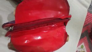 Chic Red &amp; Purple mini Handbag