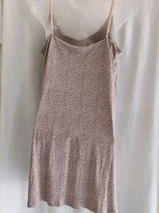 H&amp;M Lightweight Printed Spaghetti Strap Dress