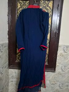 Embroidered Blue Kurta