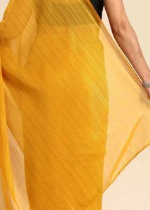Elegant Mustard Saree