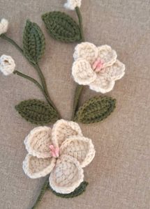 Crocheted Flower Applique