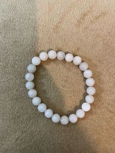 Quartz White Beaded Bracelet