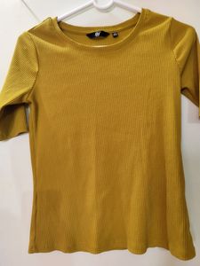 Mustard Color Top