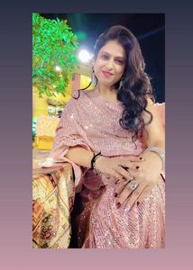 Stunning Sequin pink Saree